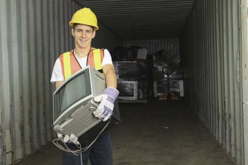 Community cleaning up urban waste in Chertsey